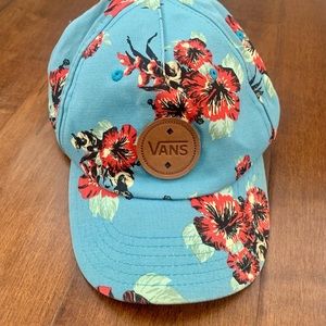 Vans x Star Wars collectible blue Hawaiian yoda floral baseball hat cap